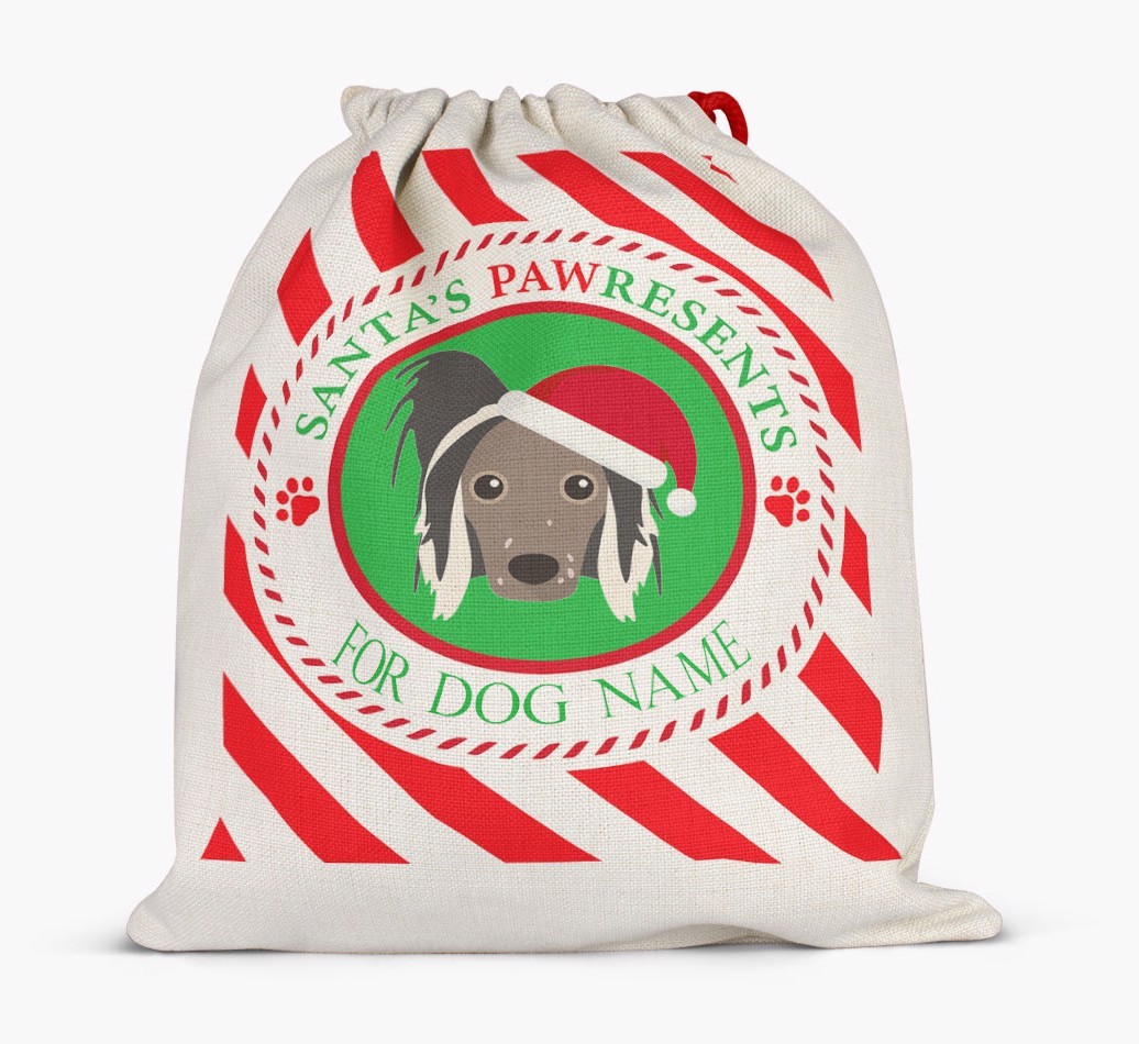 Santa Sack 'Pawresents' - Personalized for Your {breedFullName}