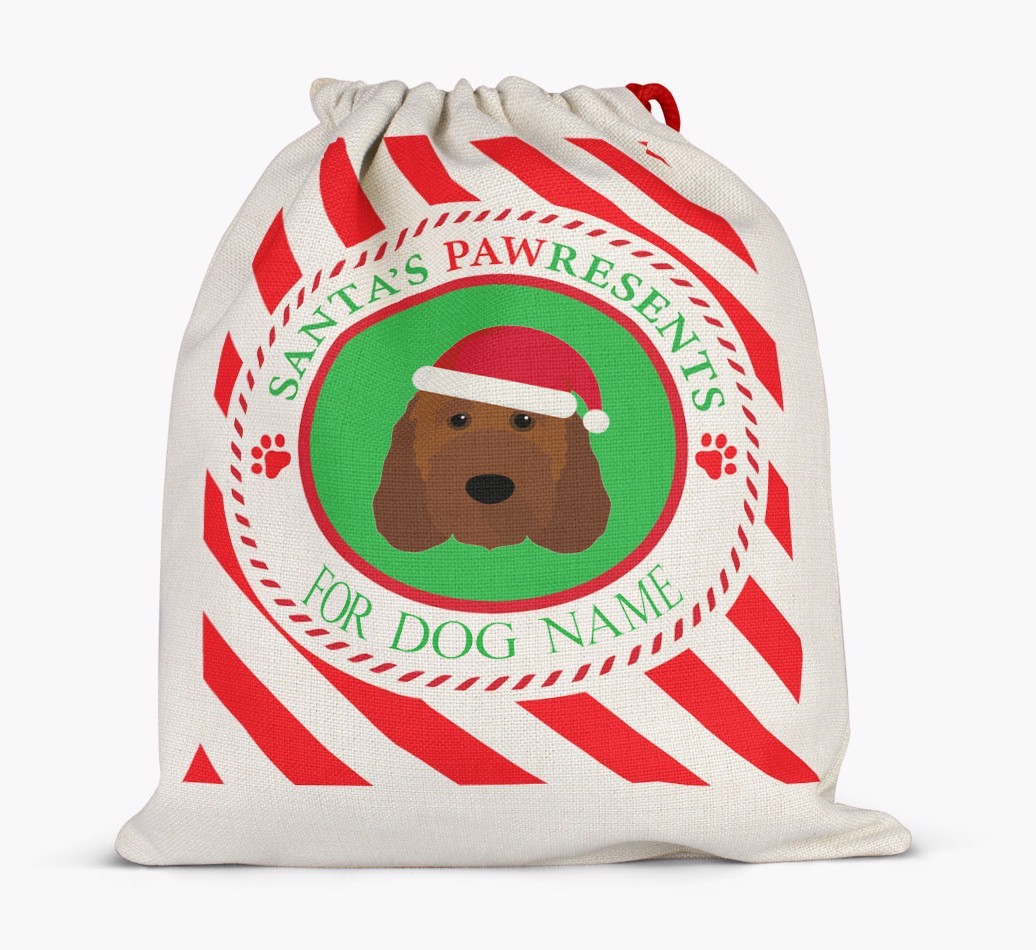 Santa Sack 'Pawresents' - Personalised for Your {breedFullName}