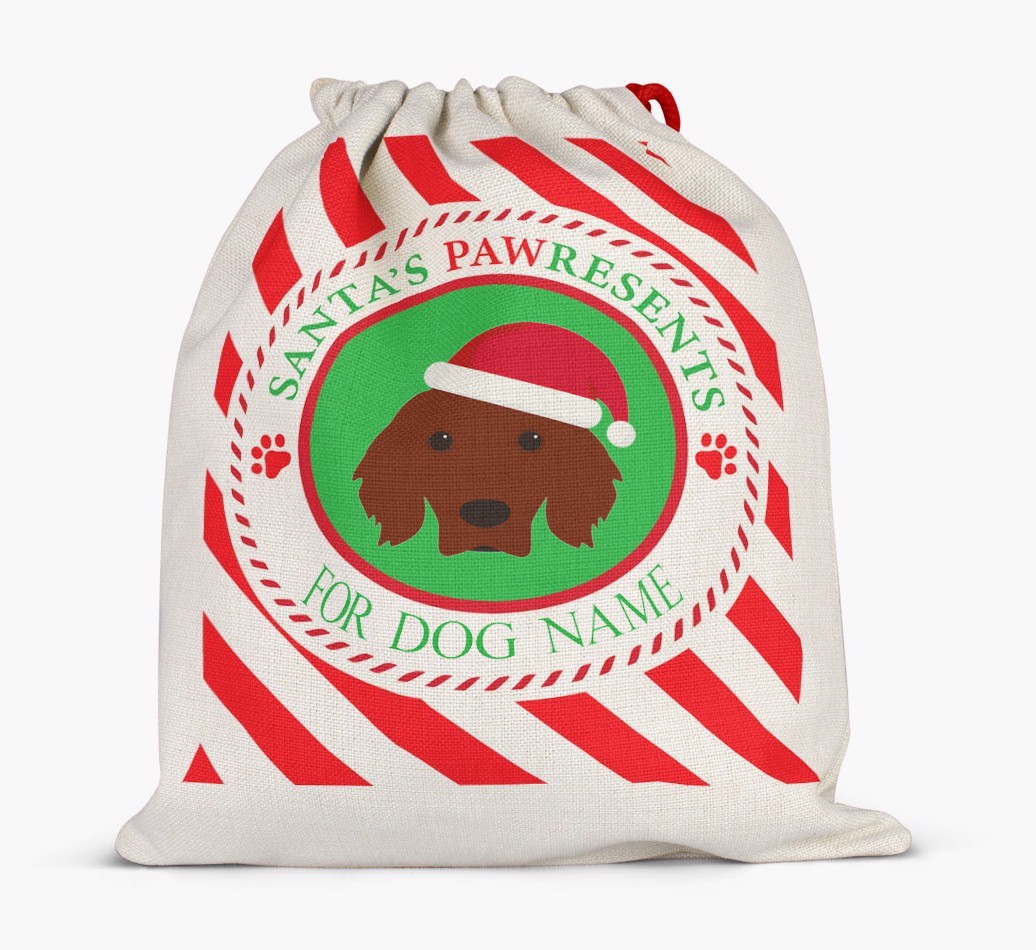 Santa Sack 'Pawresents' - Personalised for Your {breedFullName}
