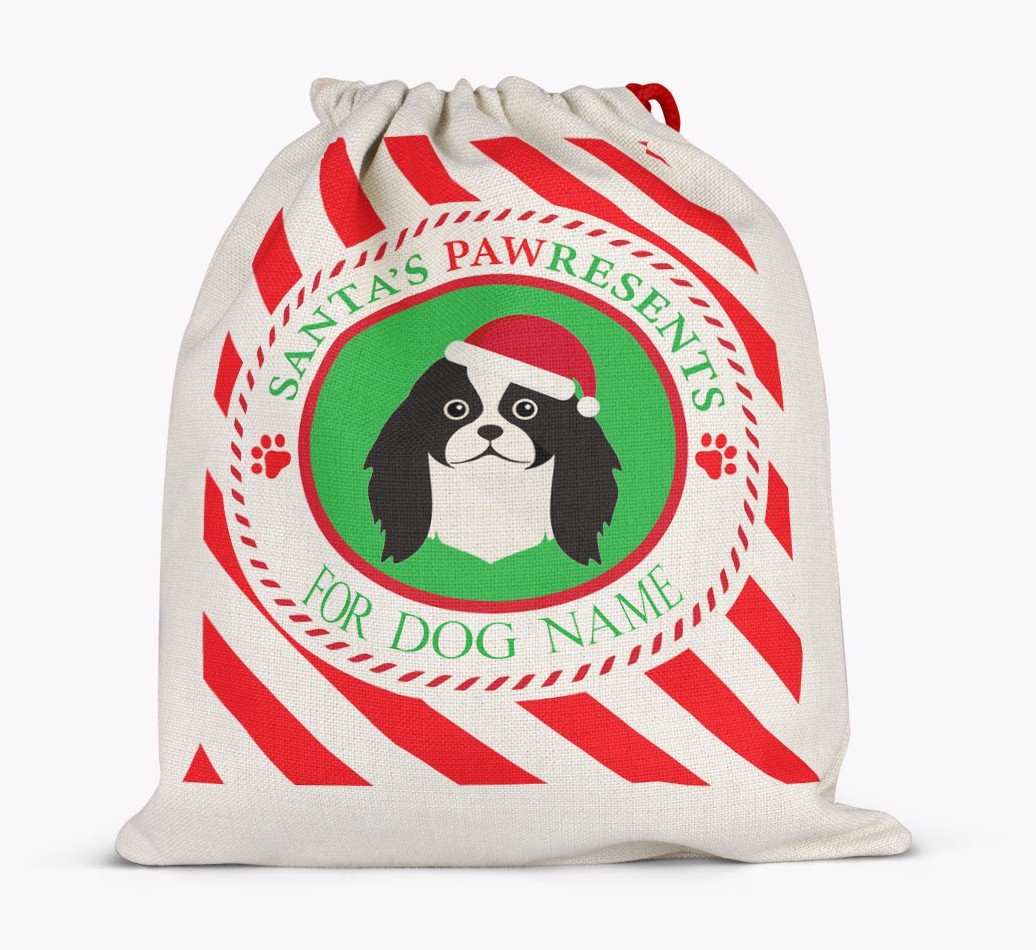Santa Sack 'Pawresents' - Personalized for Your {breedFullName}