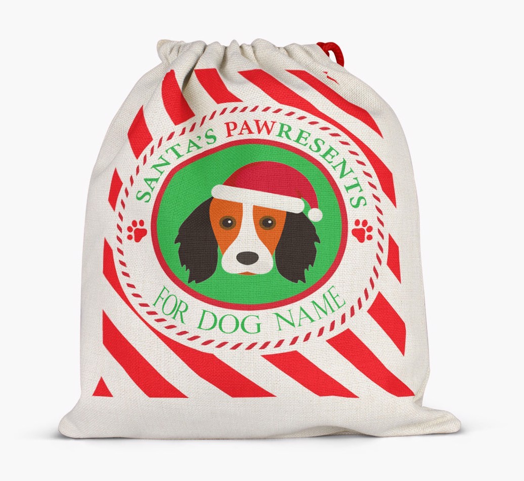 Santa Sack 'Pawresents' - Personalized for Your {breedFullName}