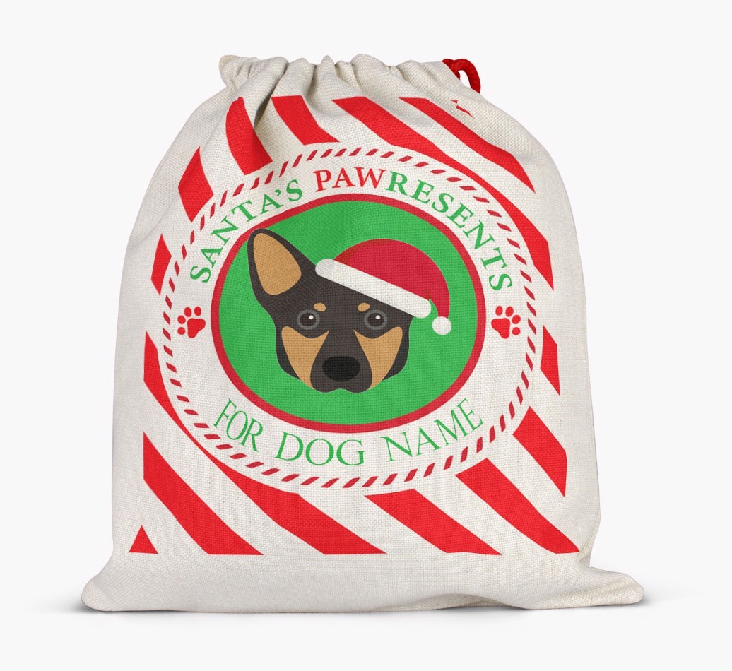 Santa Sack 'Pawresents' - Personalised for Your {breedFullName}