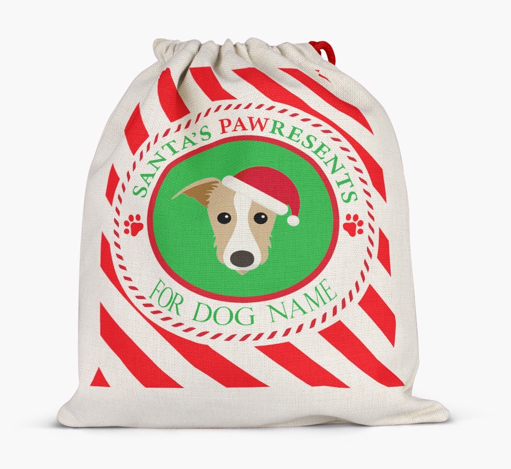 Santa Sack 'Pawresents' - Personalised for Your {breedFullName}