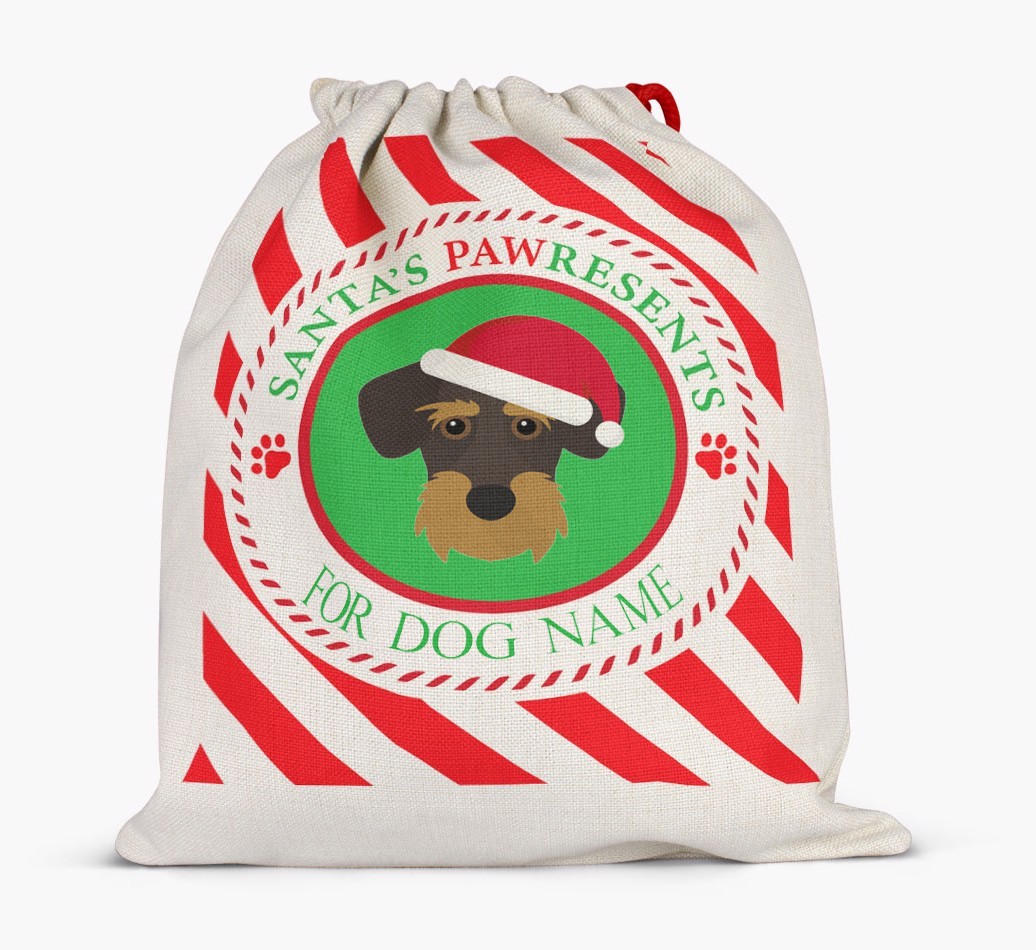 Santa Sack 'Pawresents' - Personalized for Your {breedFullName}