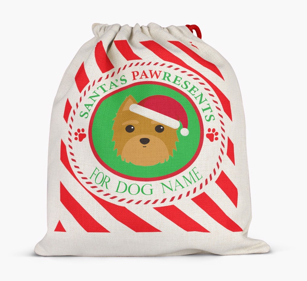 Santa Sack 'Pawresents' - Personalised for Your {breedFullName}