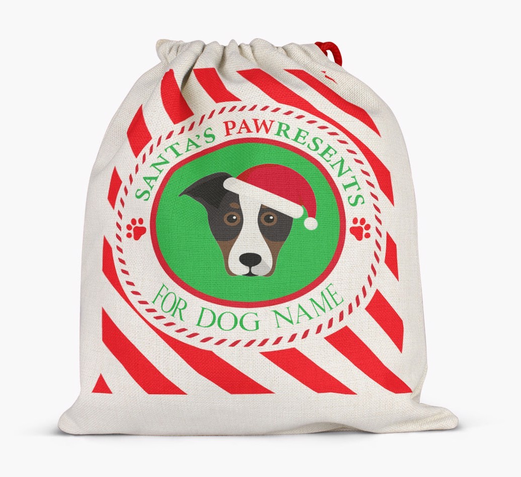 Santa Sack 'Pawresents' - Personalized for Your {breedFullName}