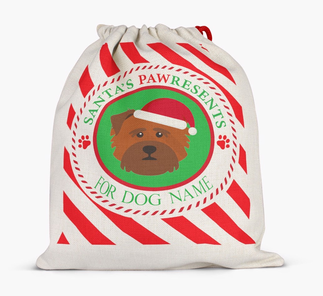 Santa Sack 'Pawresents' - Personalised for Your {breedFullName}