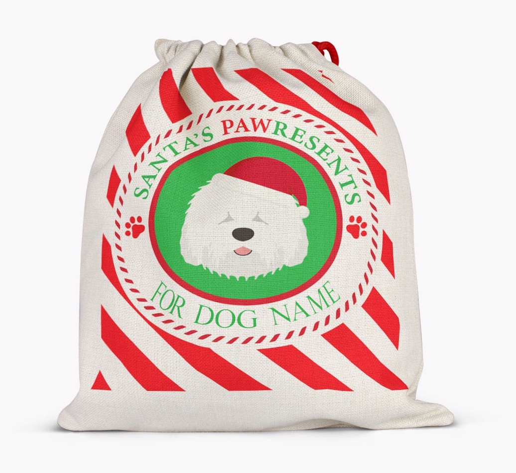 Santa Sack 'Pawresents' - Personalised for Your {breedFullName}