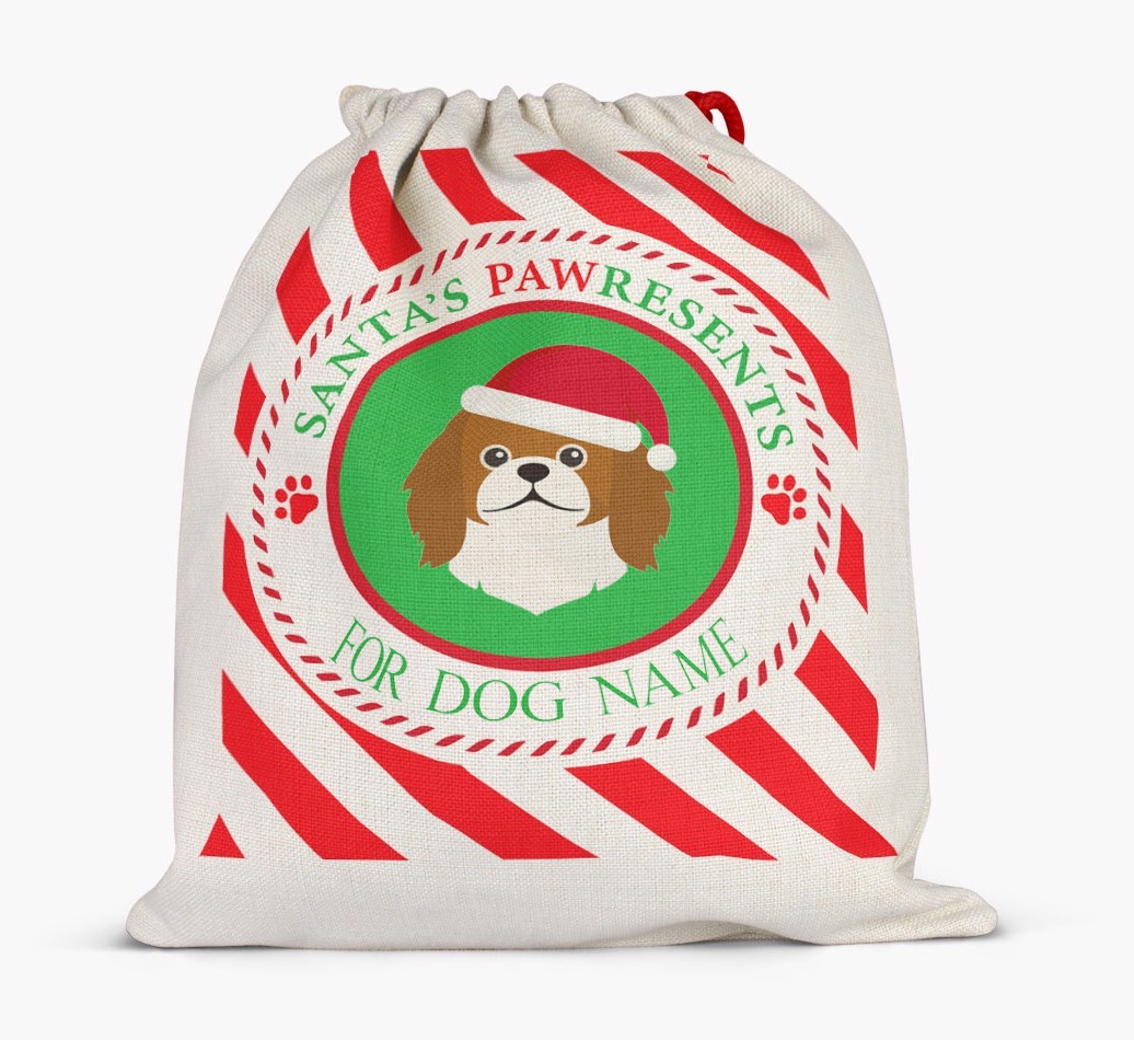 Santa Sack 'Pawresents' - Personalized for Your {breedFullName}