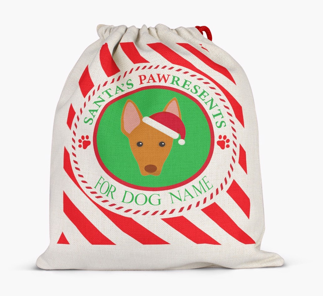 Santa Sack 'Pawresents' - Personalized for Your {breedFullName}