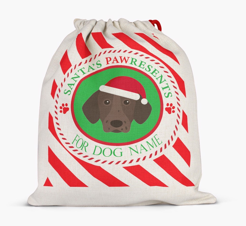 Santa Sack 'Pawresents' - Personalized for Your {breedFullName}