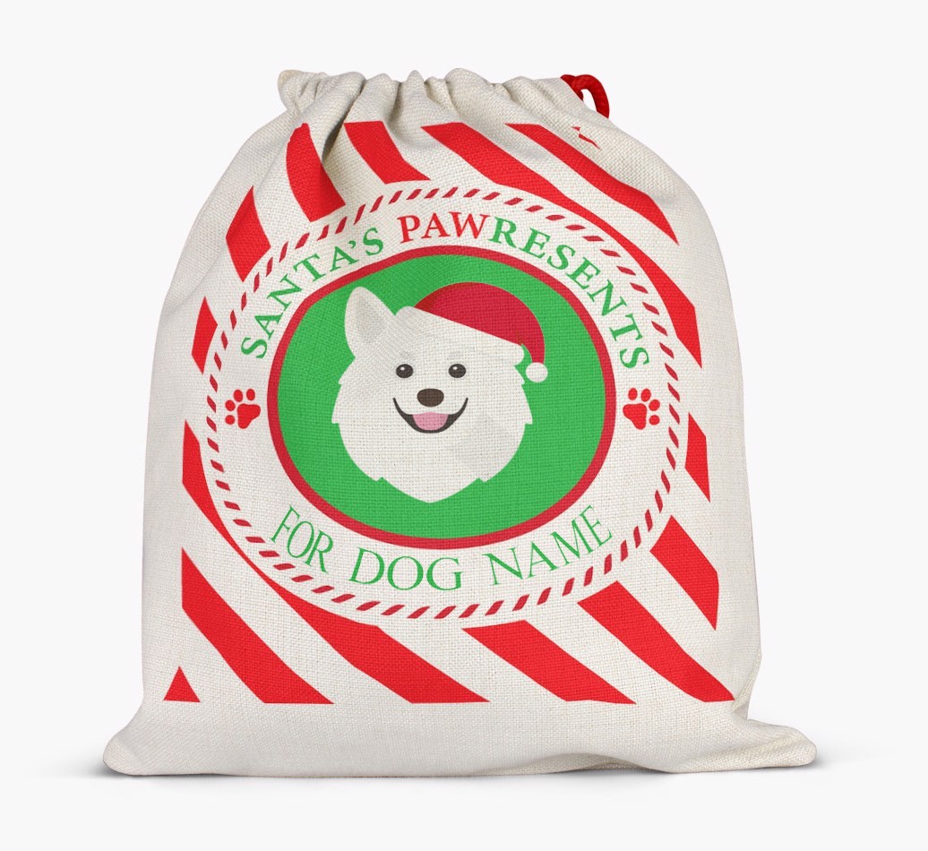 Santa Sack 'Pawresents' - Personalized for Your {breedFullName}