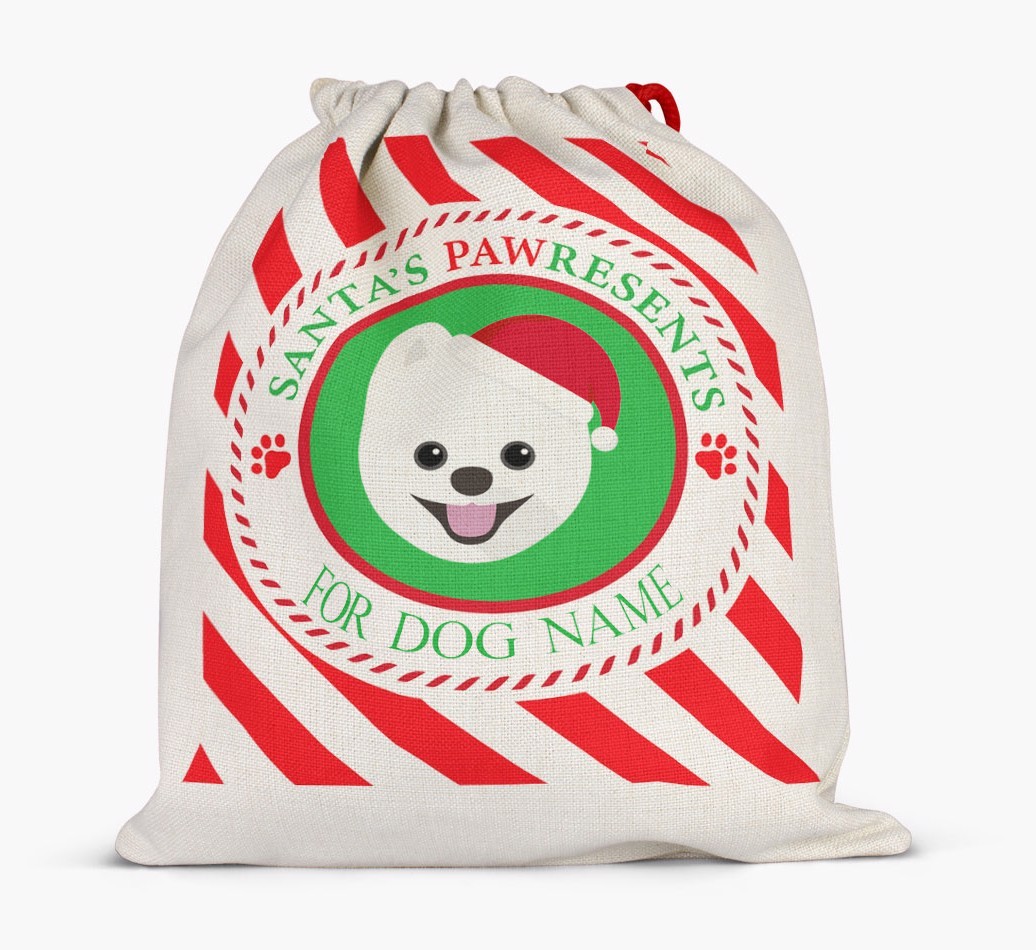 Santa Sack 'Pawresents' - Personalized for Your {breedFullName}