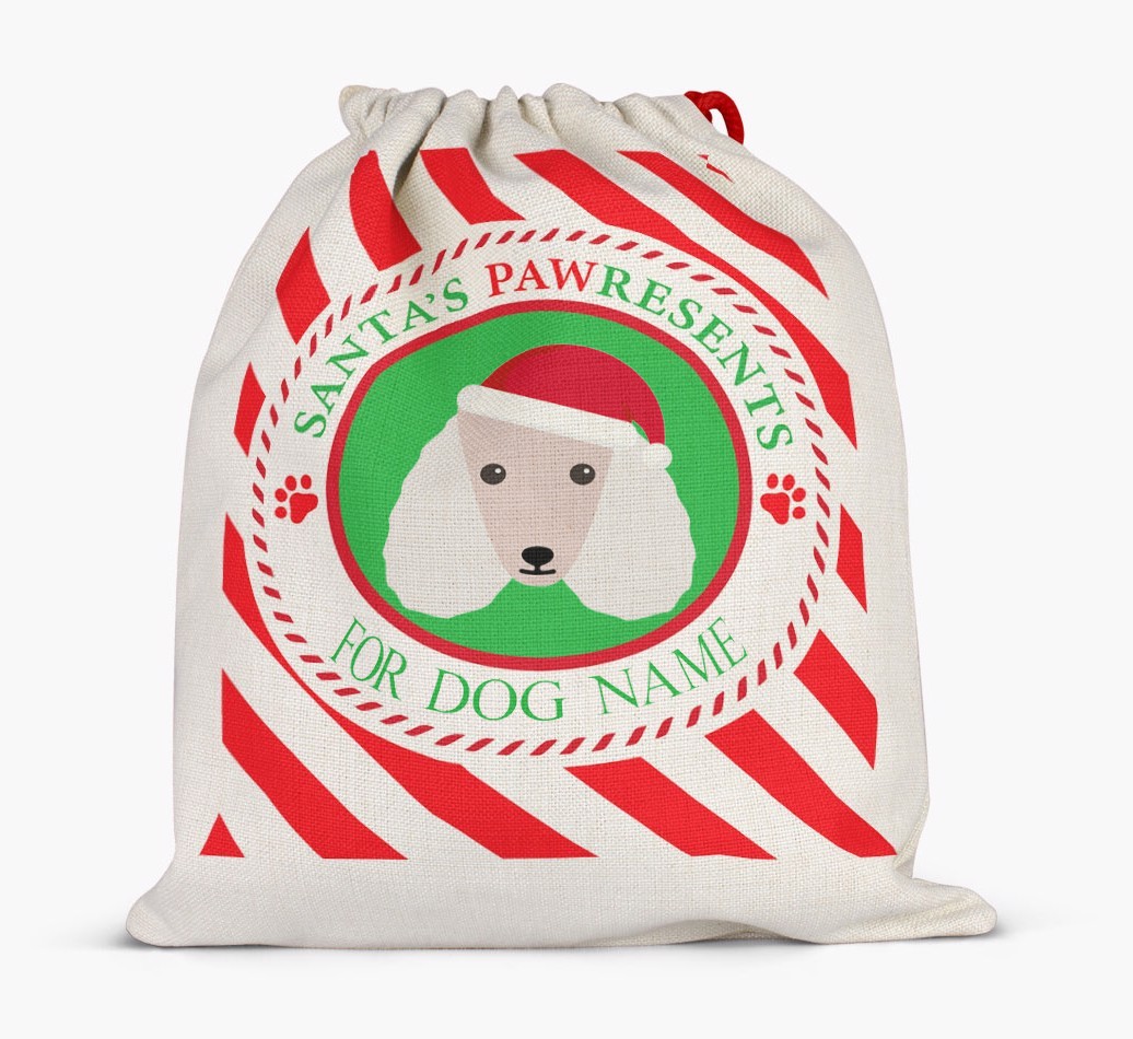 Santa Sack 'Pawresents' - Personalized for Your {breedFullName}