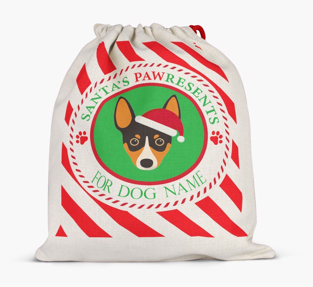 Santa Sack 'Pawresents' - Personalized for Your {breedFullName}