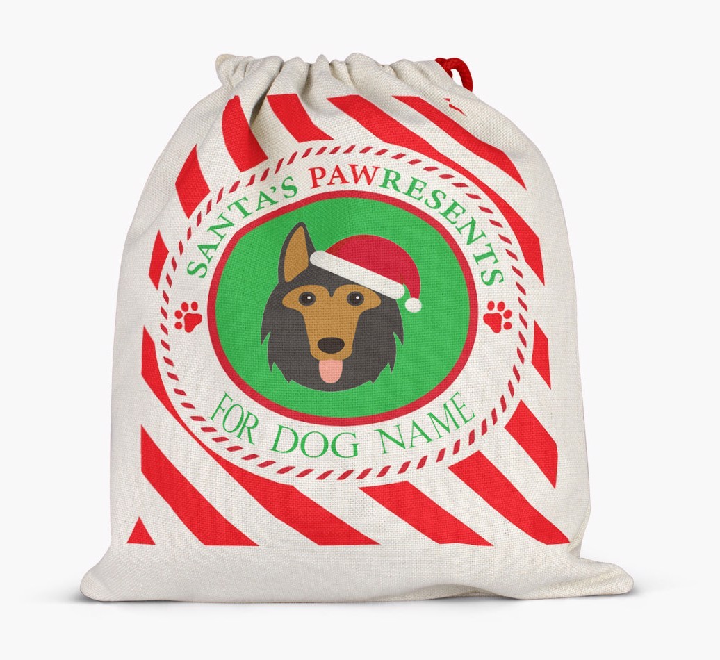 Santa Sack 'Pawresents' - Personalized for Your {breedFullName}