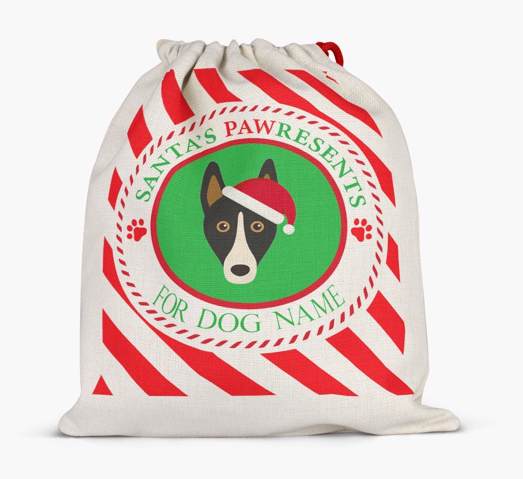 Santa Sack 'Pawresents' - Personalized for Your {breedFullName}