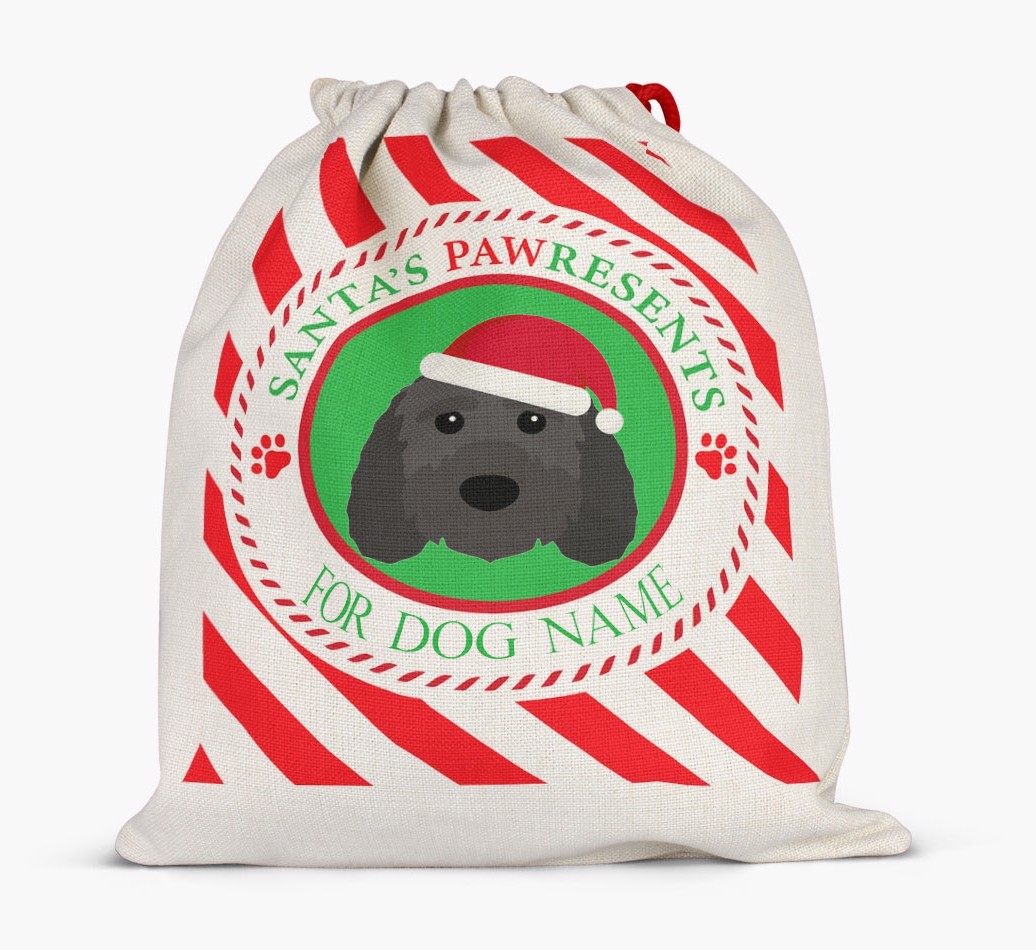 Santa Sack 'Pawresents' - Personalized for Your {breedFullName}
