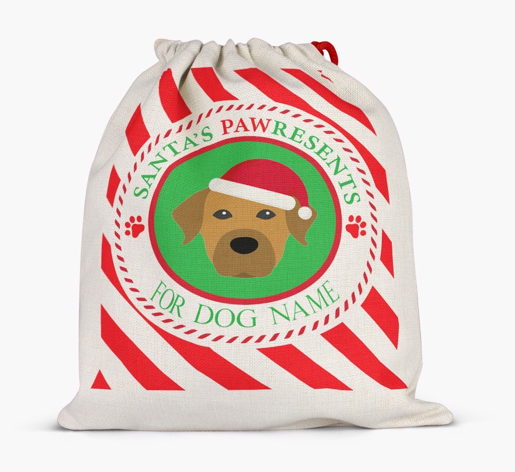 Santa Sack 'Pawresents' - Personalized for Your {breedFullName}