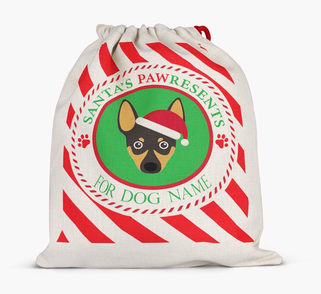 Santa Sack 'Pawresents' - Personalised for Your {breedFullName}