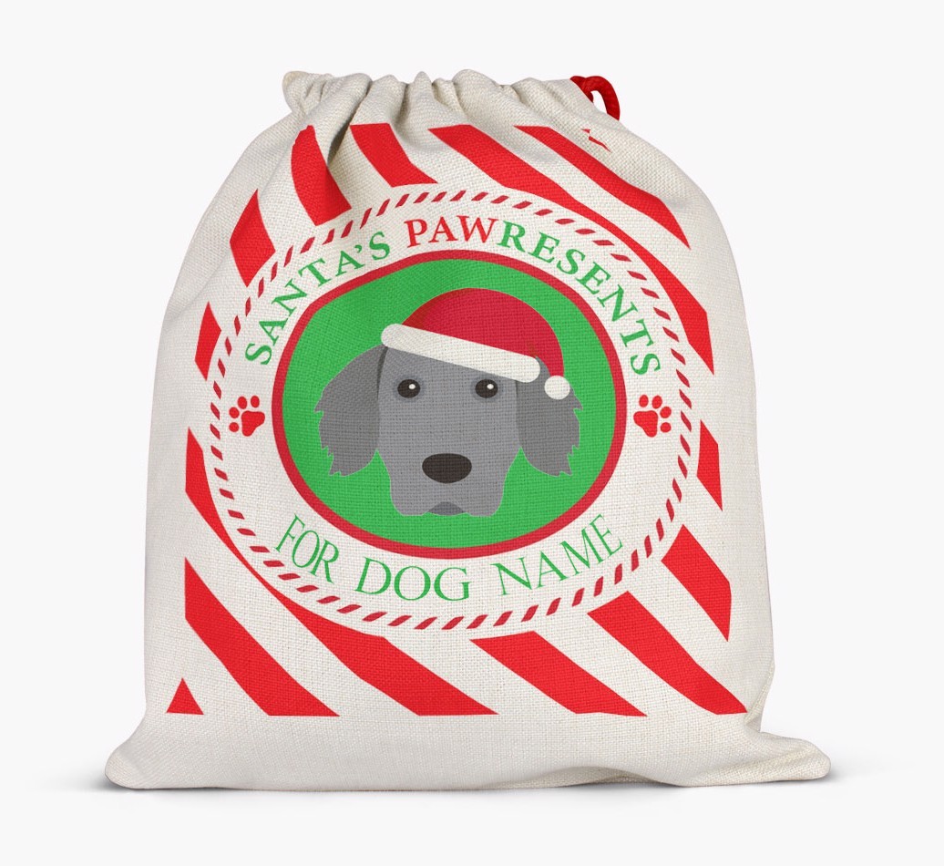 Santa Sack 'Pawresents' - Personalized for Your {breedFullName}