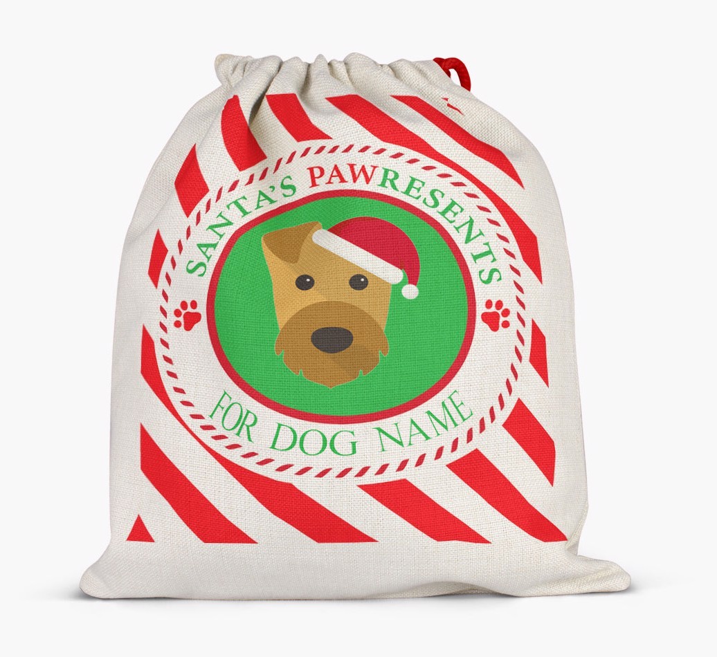Santa Sack 'Pawresents' - Personalized for Your {breedFullName}