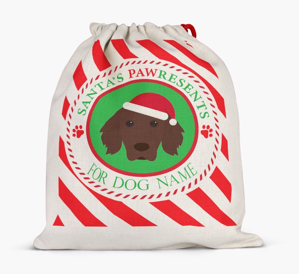 Santa Sack 'Pawresents' - Personalized for Your {breedFullName}