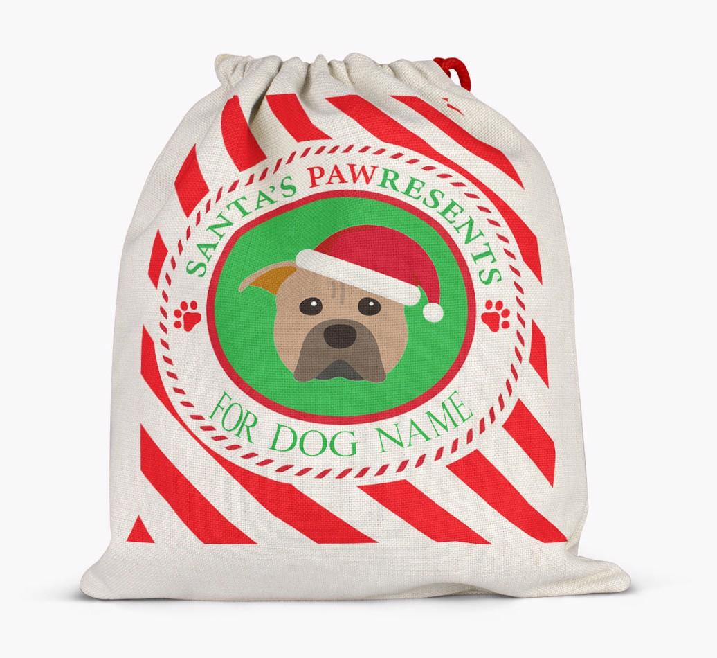 Santa Sack 'Pawresents' - Personalized for Your {breedFullName}