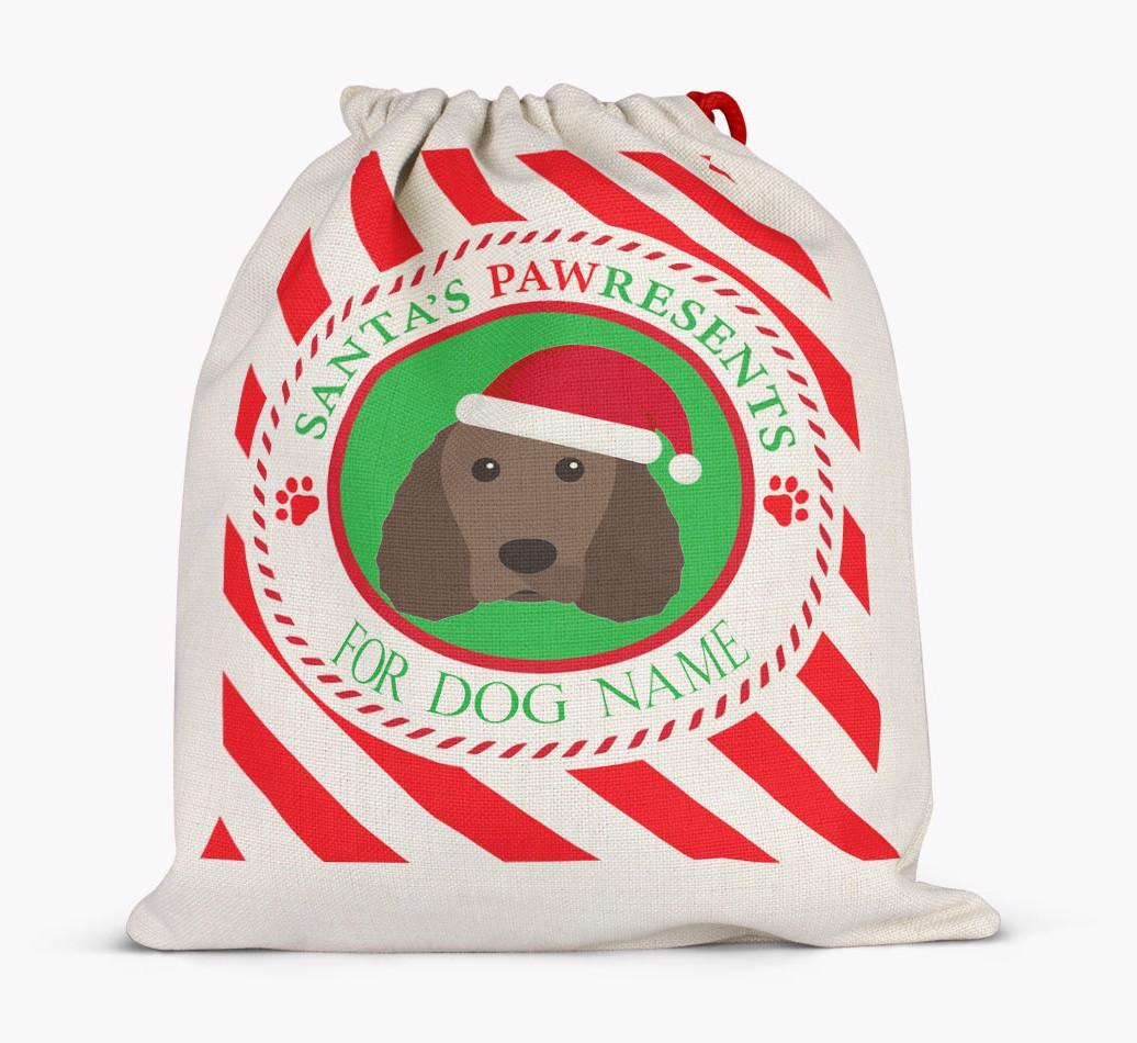 Santa Sack 'Pawresents' - Personalized for Your {breedFullName}