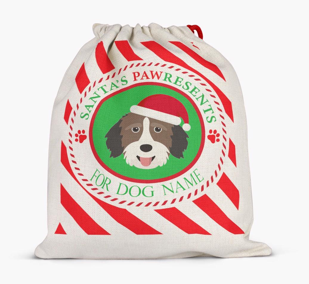 Santa Sack 'Pawresents' - Personalized for Your {breedFullName}