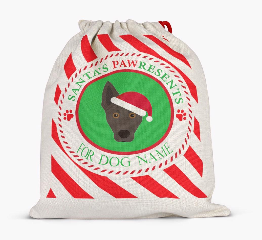Santa Sack 'Pawresents' - Personalized for Your {breedFullName}