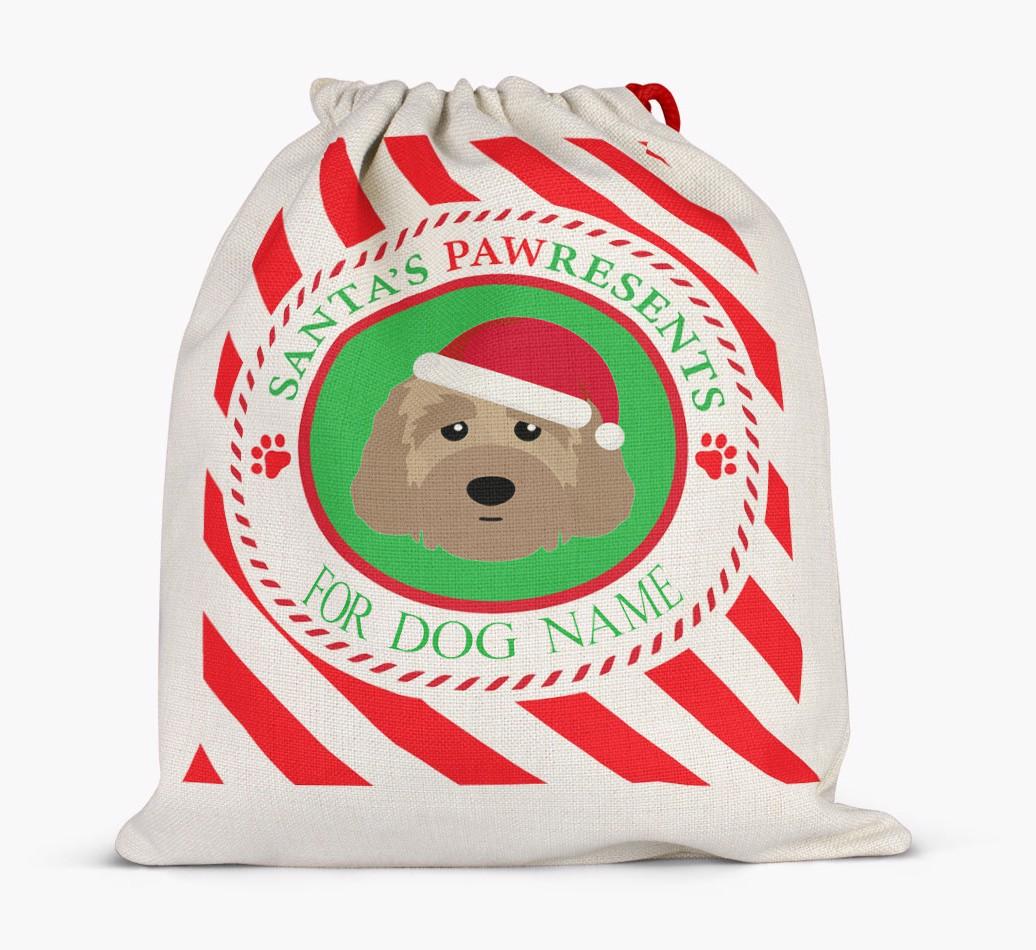 Santa Sack 'Pawresents' - Personalized for Your {breedFullName}
