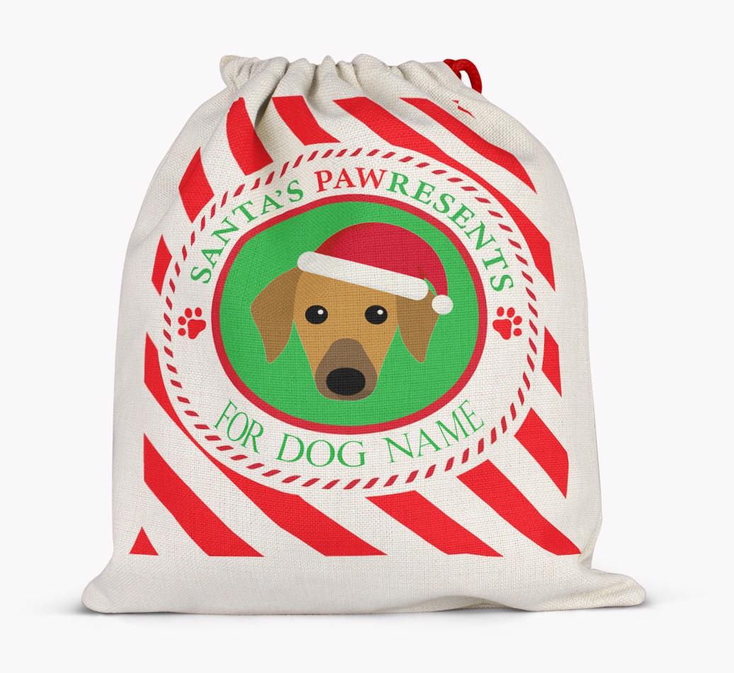 Santa Sack 'Pawresents' - Personalized for Your {breedFullName}