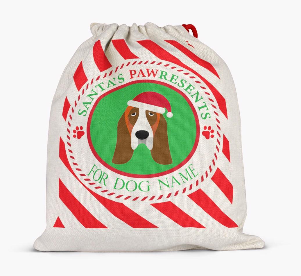 Santa Sack 'Pawresents' - Personalized for Your {breedFullName}