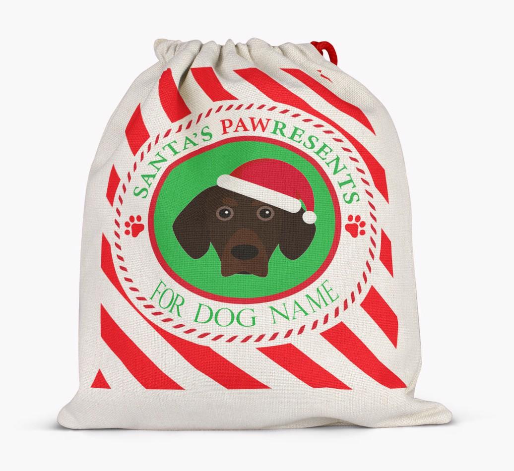 Santa Sack 'Pawresents' - Personalized for Your {breedFullName}