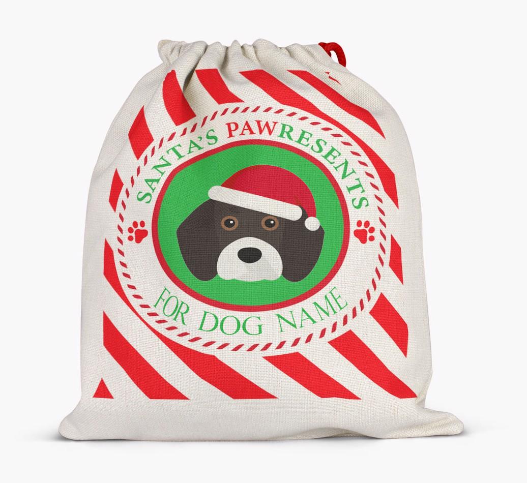 Santa Sack 'Pawresents' - Personalized for Your {breedFullName}