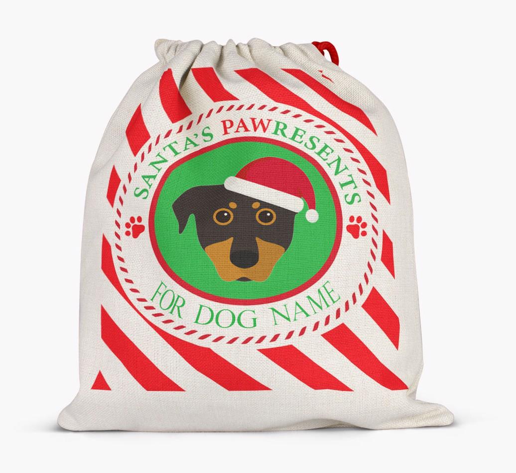 Santa Sack 'Pawresents' - Personalized for Your {breedFullName}