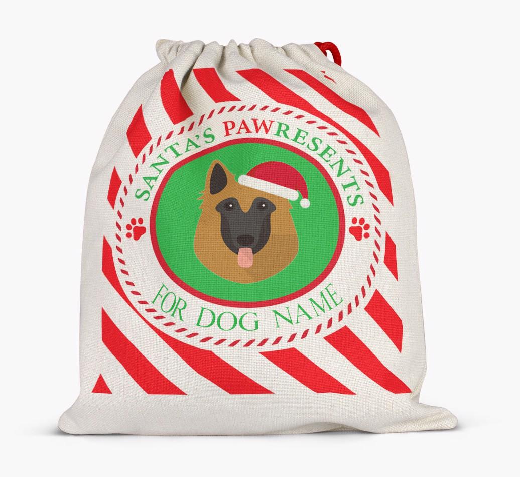 Santa Sack 'Pawresents' - Personalized for Your {breedFullName}