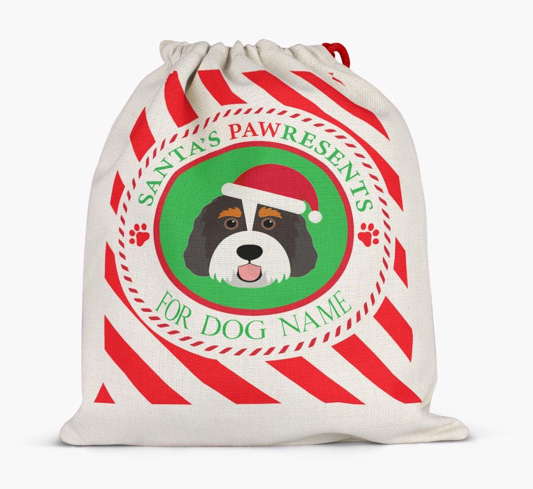 Santa Sack 'Pawresents' - Personalized for Your {breedFullName}