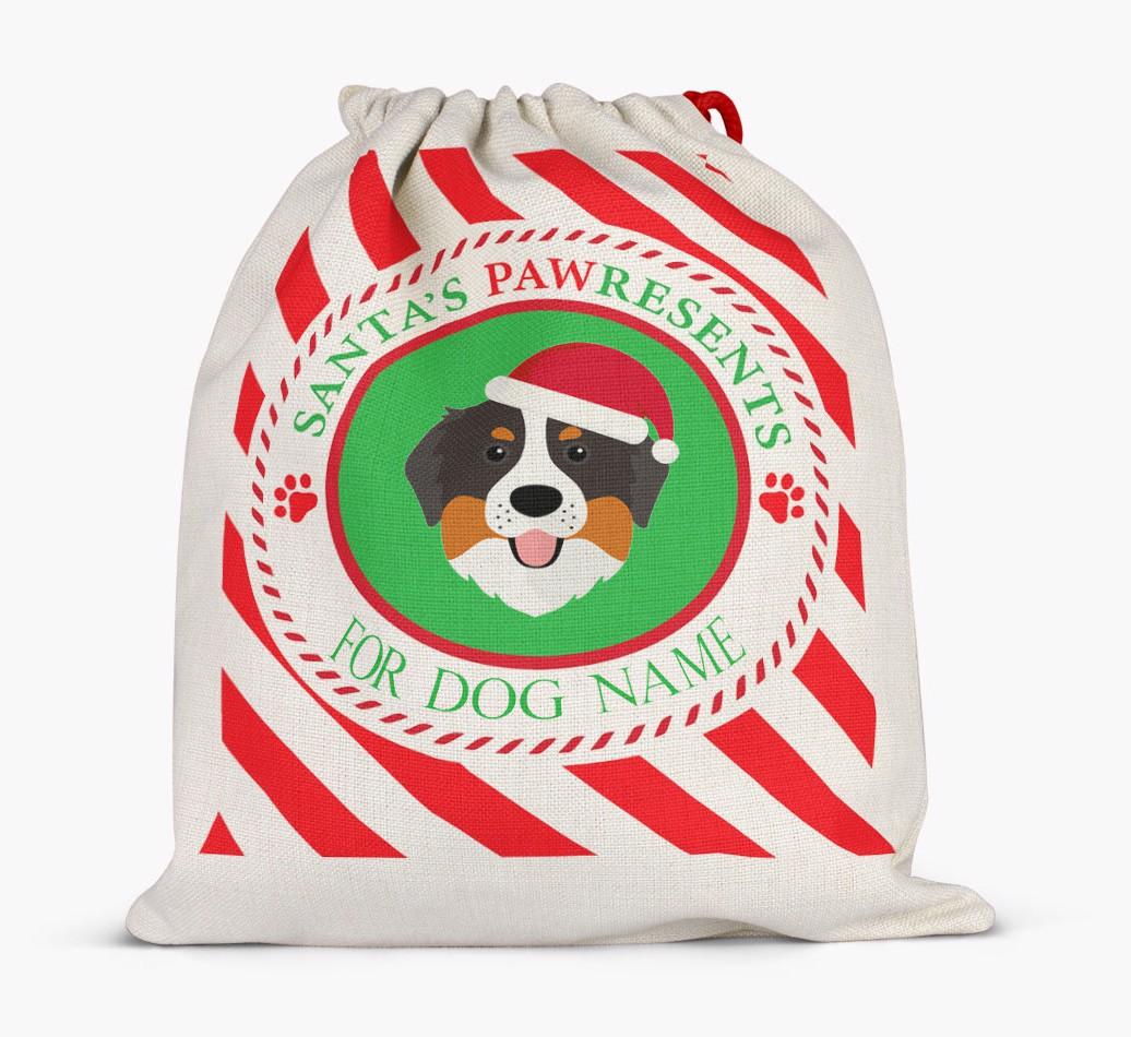 Santa Sack 'Pawresents' - Personalized for Your {breedFullName}