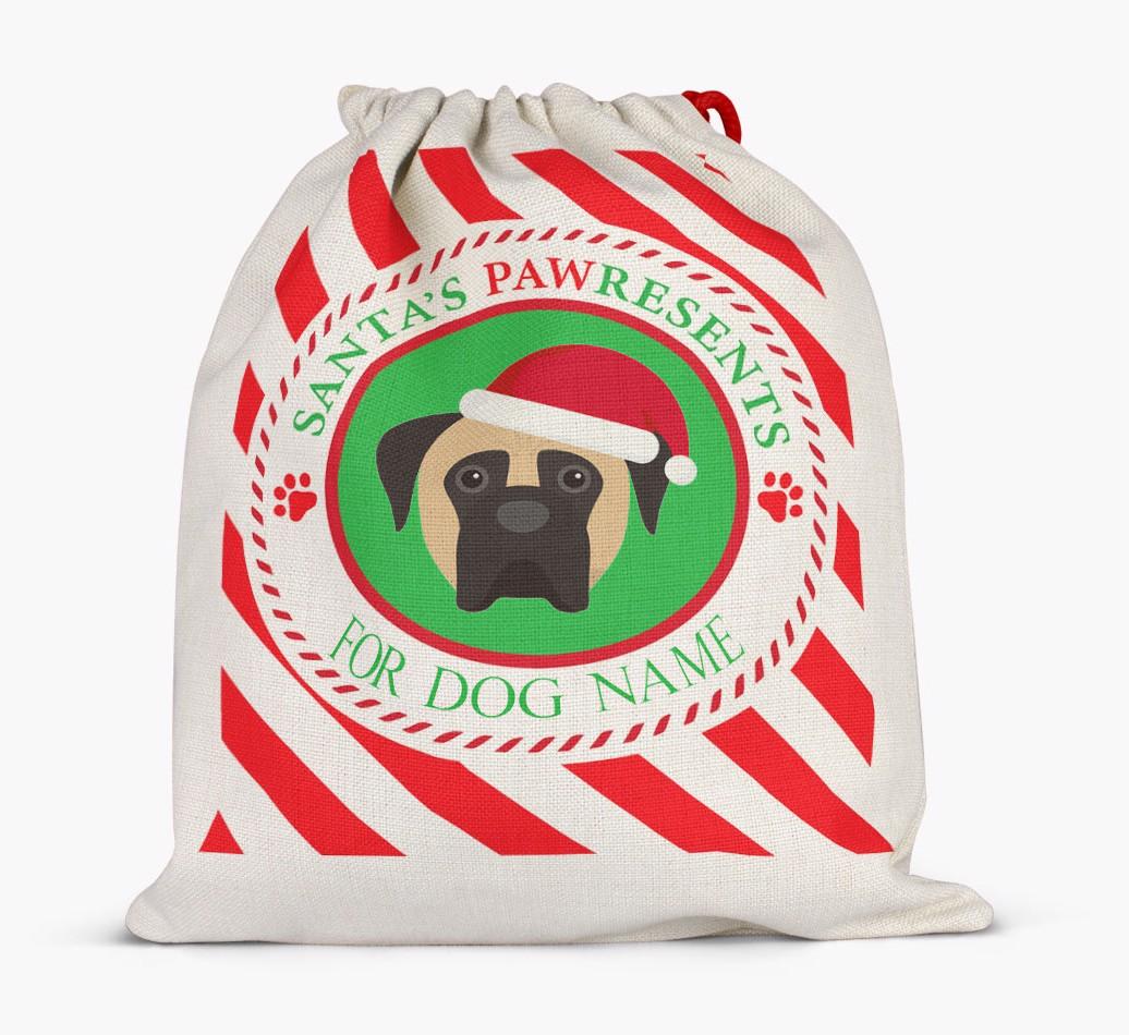 Santa Sack 'Pawresents' - Personalized for Your {breedFullName}