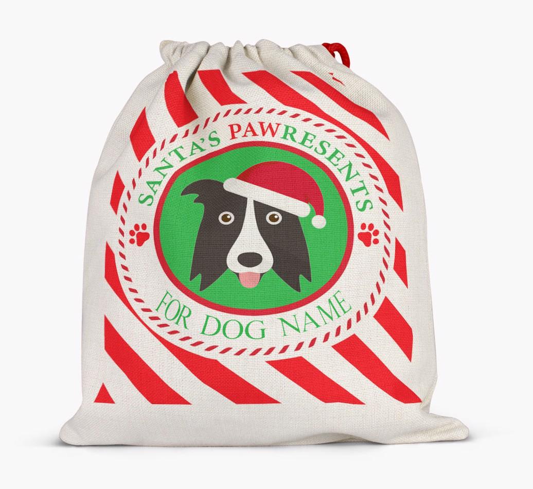 Santa Sack 'Pawresents' - Personalized for Your {breedFullName}
