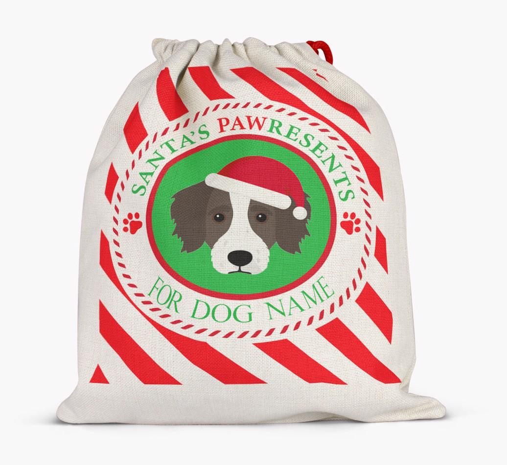 Santa Sack 'Pawresents' - Personalized for Your {breedFullName}