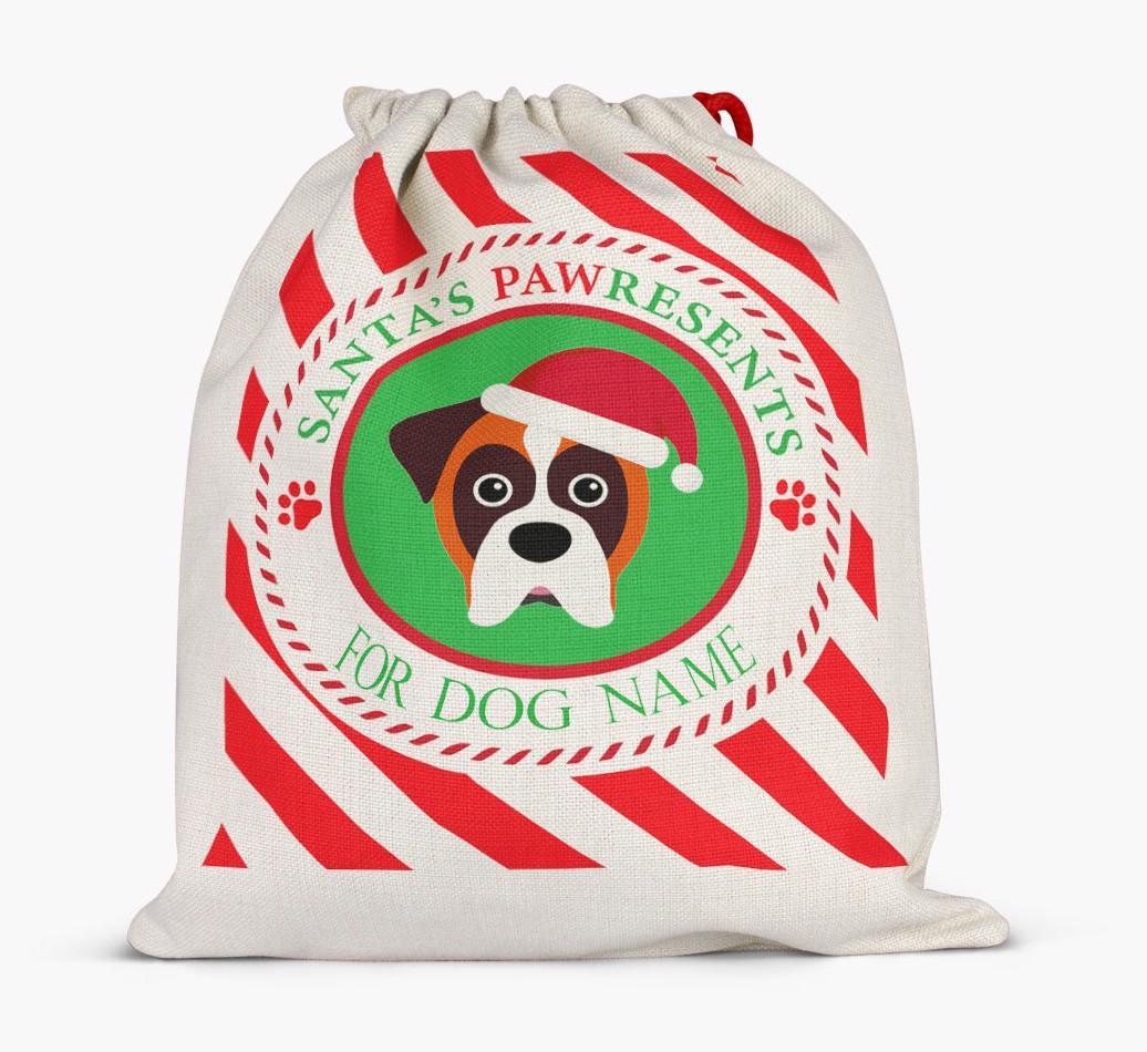 Santa Sack 'Pawresents' - Personalized for Your {breedFullName}