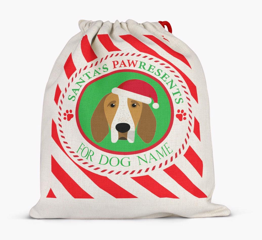 Santa Sack 'Pawresents' - Personalized for Your {breedFullName}