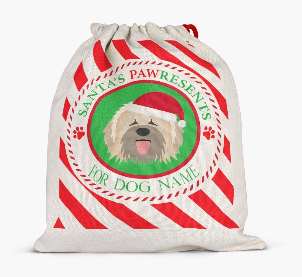 Santa Sack 'Pawresents' - Personalized for Your {breedFullName}