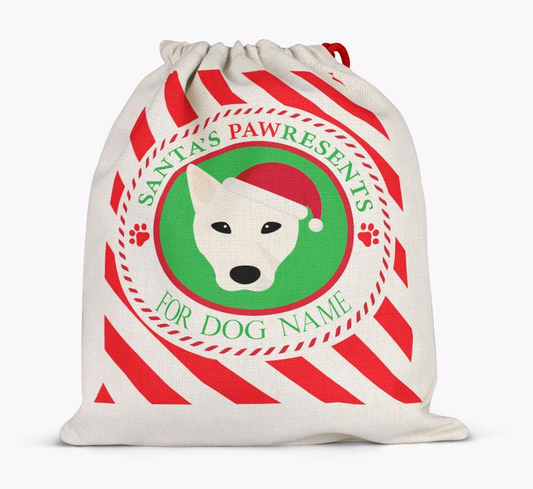 Santa Sack 'Pawresents' - Personalized for Your {breedFullName}