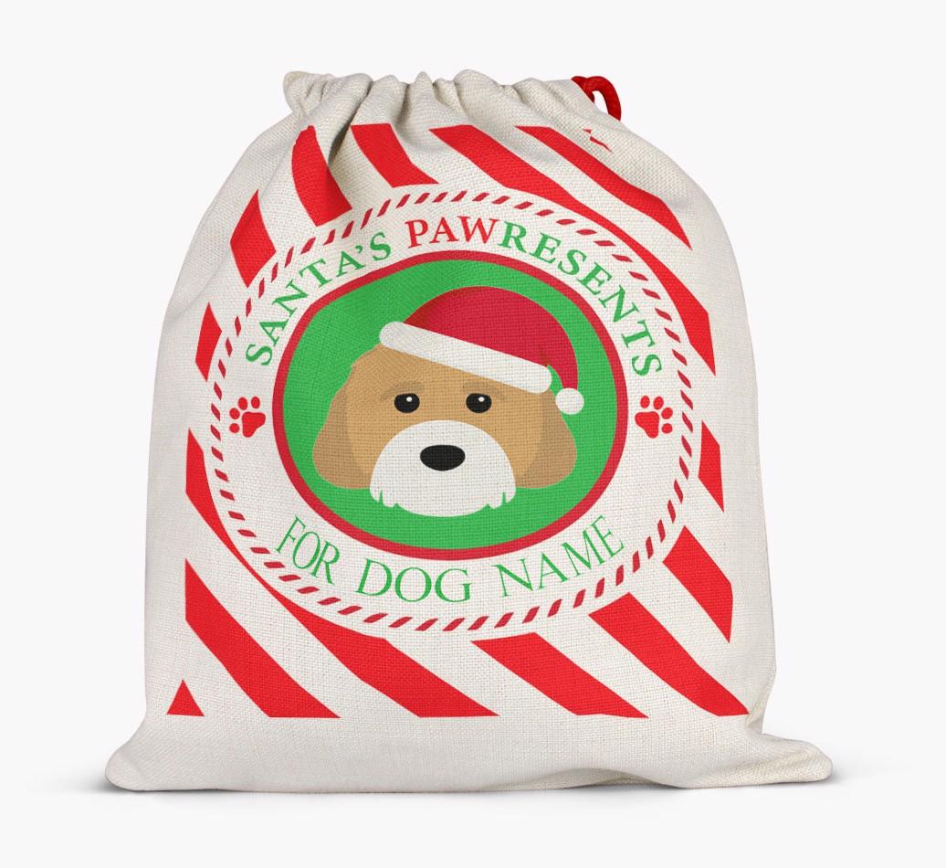 Santa Sack 'Pawresents' - Personalized for Your {breedFullName}