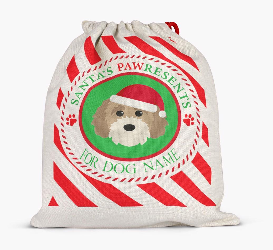 Santa Sack 'Pawresents' - Personalized for Your {breedFullName}