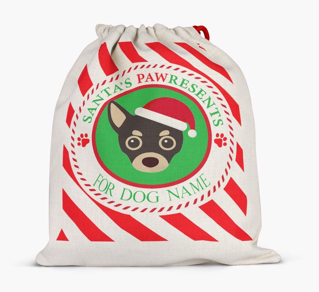 Santa Sack 'Pawresents' - Personalized for Your {breedFullName}